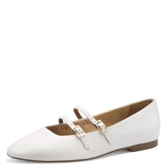 Damen Ballerina mit Riemchen