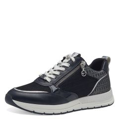 Damen Sneaker mit Lack-Detail