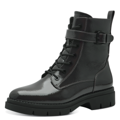 Damen Stiefelette in Lack-Optik