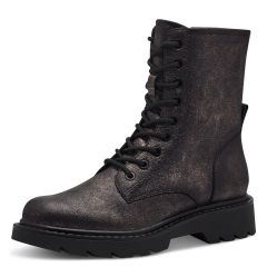 Damen Stiefelette im Metallic-Look