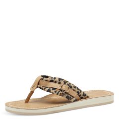 Damen Flip-Flop mit Leoparden-Muster