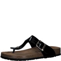 Damen Pantolette in Lack-Optik