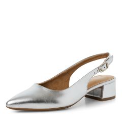 Damen Slingpumps im Metallic-Look