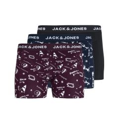 Herren Boxershorts JACSNOWFLAKE TRUNKS 3 PACK