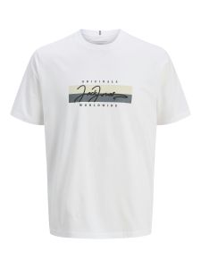 Herren T-Shirt JORFREDERIKSBERG BOX SCRIPT TEE SS CN LN