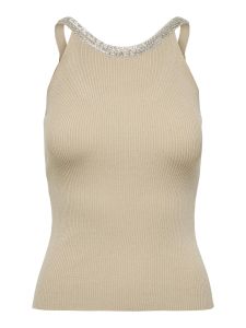 Damen Top ONLDORA SL EMB TOP KNT