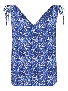 Damen Top ONLNOVA LIFE VIS S/L RUCHING TOP AOP