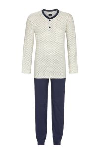 Herren Pyjama mit Knopfleiste
