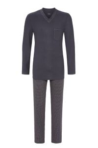 Herren Pyjama mit V-Ausschnitt