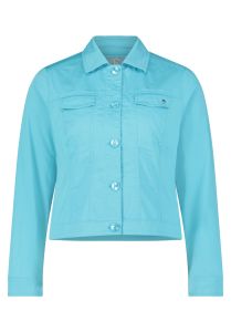 Damen Jeansjacke mit Hemdkragen