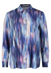 Damen Longbluse mit grafischem Muster
