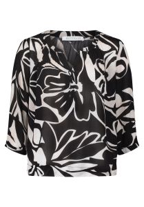 Damen Schlupfbluse mit floralem Muster