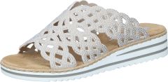 Damen Pantolette mit Lochmuster