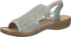 Damen Sandalette mit grafischem Muster