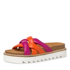 Damen Pantoletten mit Plateau