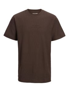 Herren T-Shirt JORRIVERSIDE OTTOMAN  Seal Brown