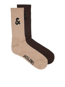 braune Herren Socken von JACK&JONES mit Bio-Baumwolle