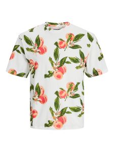 Herren T-Shirt JORFLORES AOP TEE SS CREW NECK SN