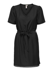 Damen Kleid ONLCELINE PAULA SS V-NECK DRESS LIFE WVN
