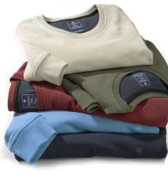 Herren Sweatshirt mit Rundhalsausschnitt