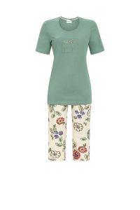 Damen Pyjama mit Caprihose