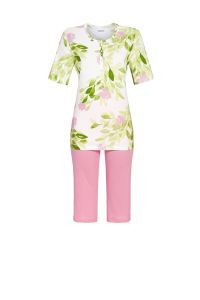 Damen Pyjama mit Blumenprint