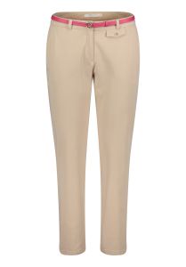 Damen Chino-Hose mit Gürtel