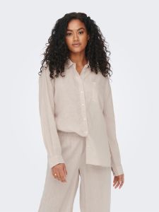 Damen Hemdbluse ONLY ONLTOKYO L/S LINEN BLEND SHIRT PNT