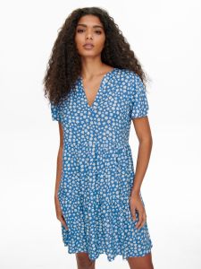 Damen Kleid ONLZALLY LIFE S/S THEA DRESS NOOS PTM