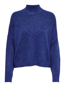 Damen Pullover ONLY L/S HIGHNECK SODALITE BLUE