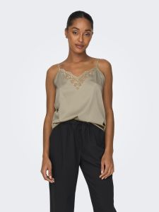 Damen Tank Top ONLY ONLVICTORIA SL LACE MIX SINGLET